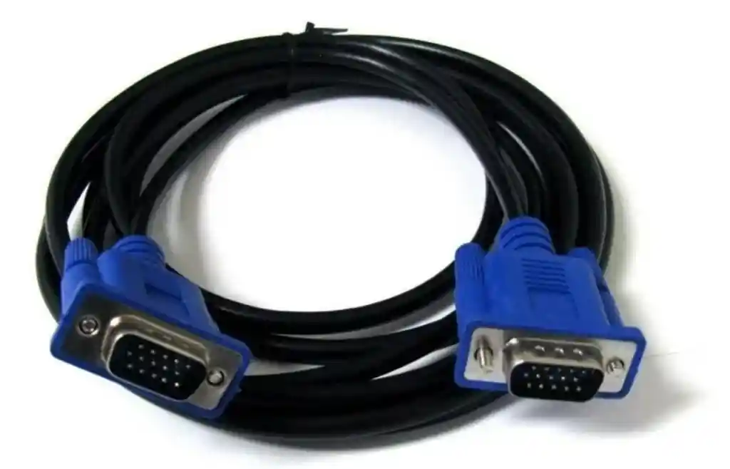 Cable De Video Vga De 1 Metro Con Doble Filtro Para Pc Monitor