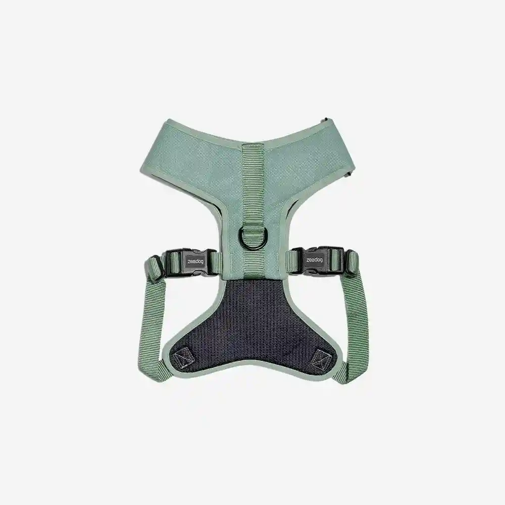 Zeedog Army Green Adj. Air Mesh Harness Extra Small