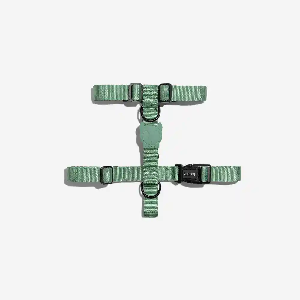 Zeedog Army Green H-Harness Small