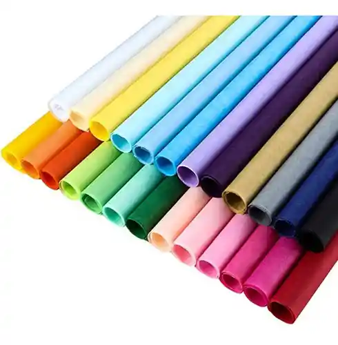 Rollo Papel Seda X25 Pliegos Mismo Color (no Incluye Dorado O Plateado) Escribir Via Chat El Color Deseado.