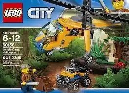 Lego City Jungle Cargo Helicopter 60158