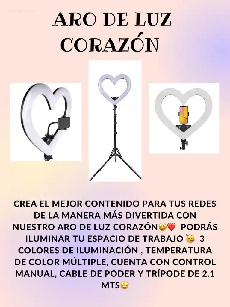ARO DE LUZ CORAZON