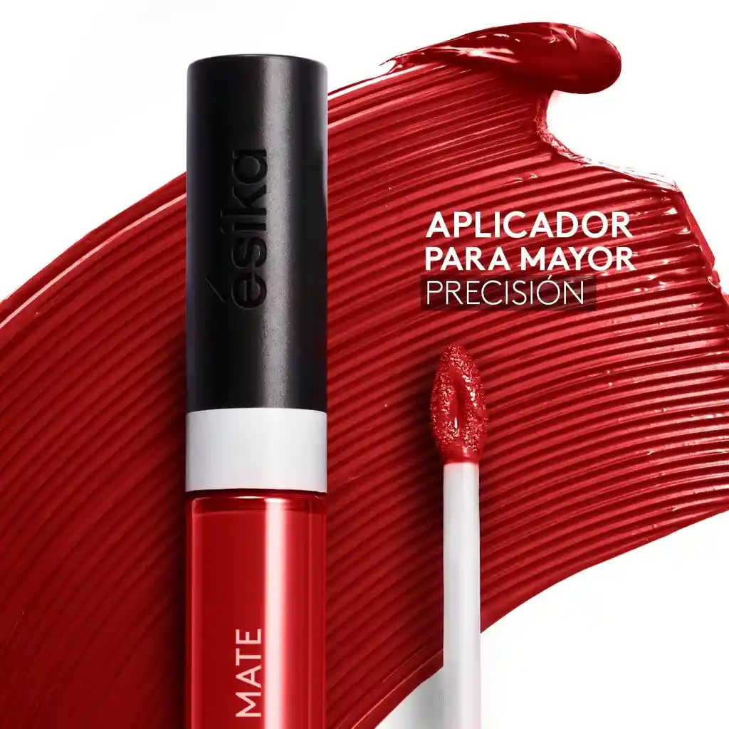 Esika Set Maquillaje Pestanina + Delineador Cfx+ Labial Rojo Carmin