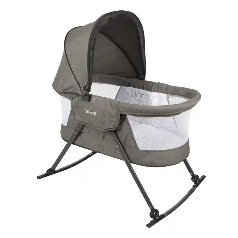 Moises Cuna Para Bebe Viaje Plegable Mecedora + Colchoneta