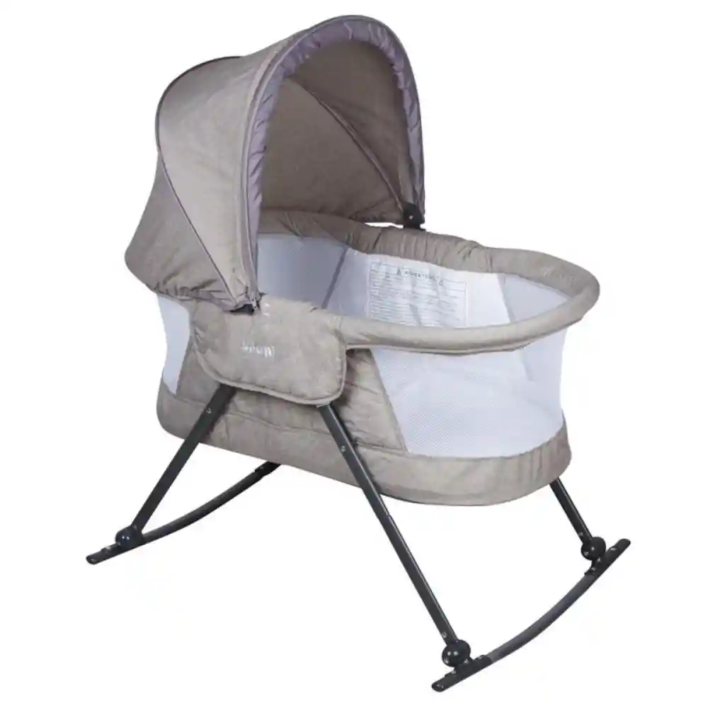 Moises Cuna Para Bebe Viaje Plegable Mecedora + Colchoneta