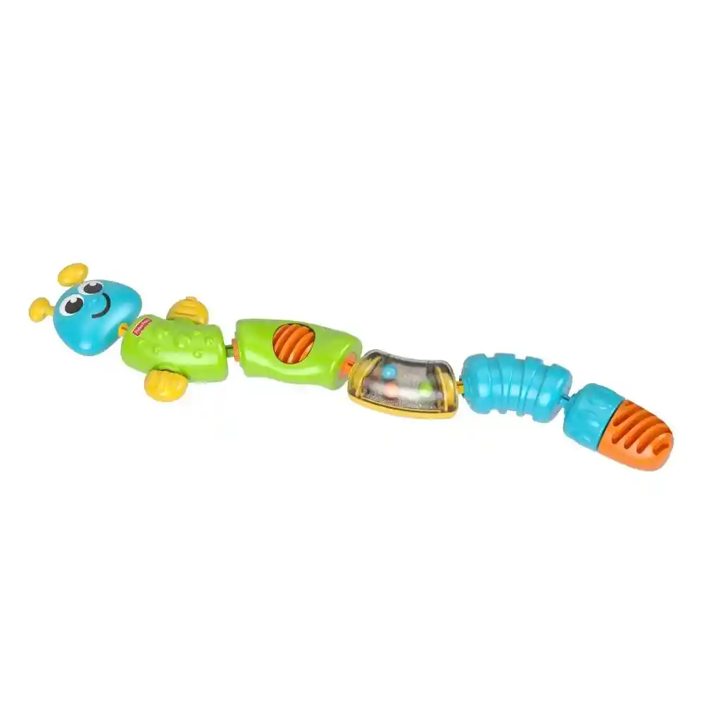 Fisher Price Oruga Cadena De Colores Juguete Bebe Sonajero