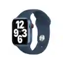 Apple Suite Correa Watch En Silicona - Color Azul Noche - 42/44/45 Mm