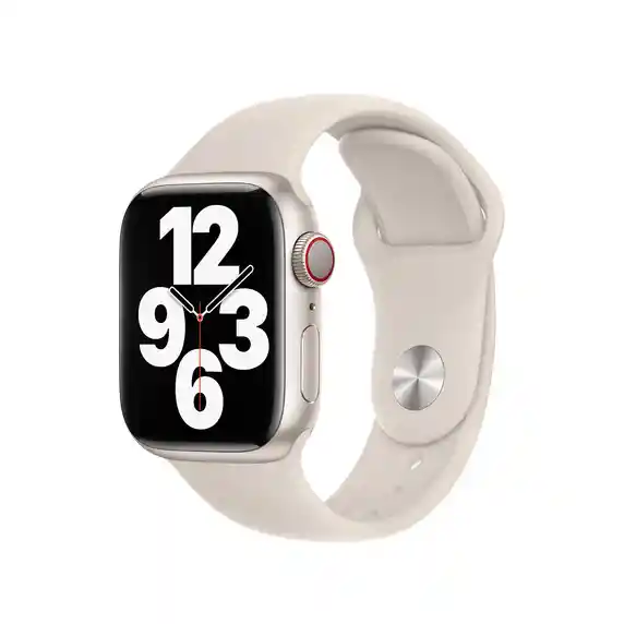 Suite Correa Apple Watch en Silicona - Color Gris Claro - 42/44/45 mm