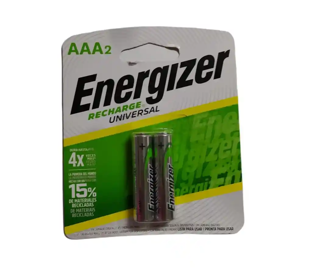 Energizer Pila Aaa2 Recargable