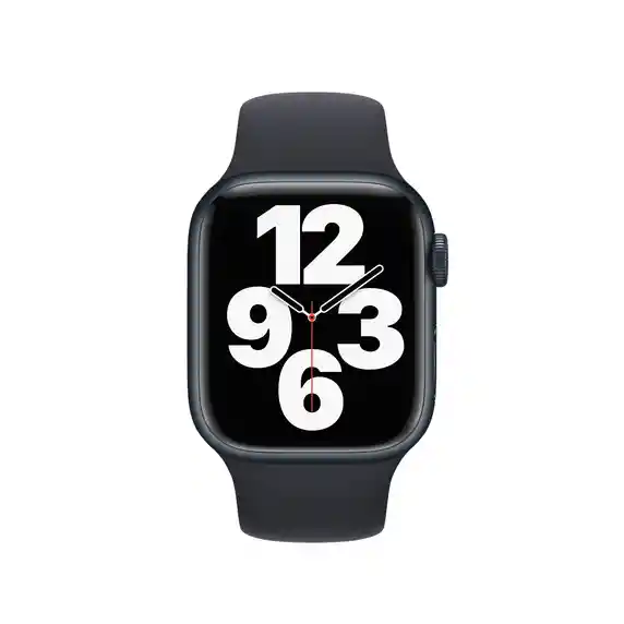 Apple Suite Correa Watch En Silicona - Color Negra - 42/44/45 Mm