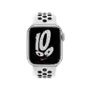 Apple Suite Correa Watch Tipo Nike - Color Blanco / Puntos Negros - 42/44/45 Mm