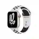 Apple Suite Correa Watch Tipo Nike - Color Blanco / Puntos Negros - 42/44/45 Mm