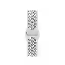 Apple Suite Correa Watch Tipo Nike - Color Blanco / Puntos Negros - 42/44/45 Mm