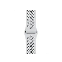 Apple Suite Correa Watch Tipo Nike - Color Blanco / Puntos Negros - 42/44/45 Mm