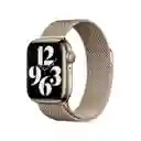 Apple Suite Correa Watch Malla Magnetica - Color Dorado - 42/44/45 Mm