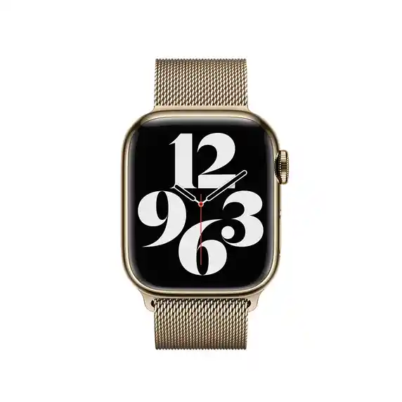 Apple Suite Correa Watch Malla Magnetica - Color Dorado - 42/44/45 Mm