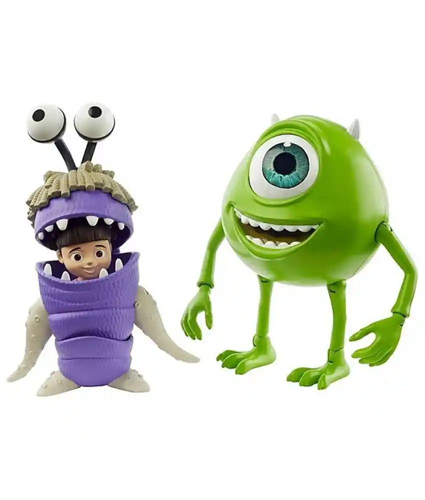 Figuras Articuladas Pixar Monsters Inc Mike Wazowski Y Boo