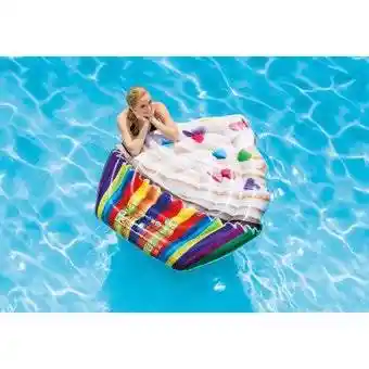 Flotador Inflable Forma Cupcake Piscina 1,42 X 1,35 M 58770