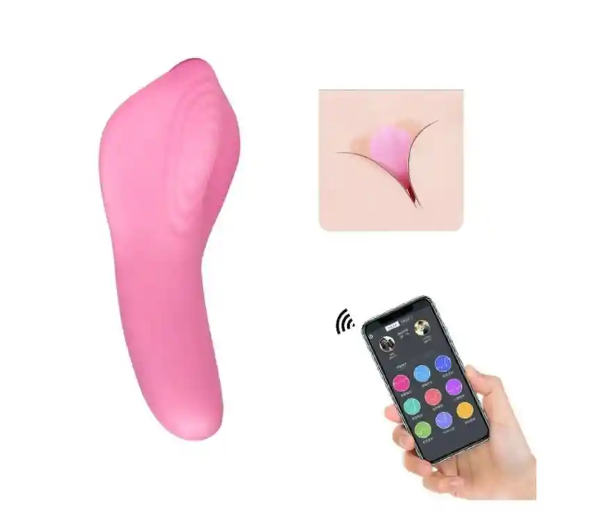 Vibrador Estimulador Clítoris. Portátil App Bluetooth. Panty