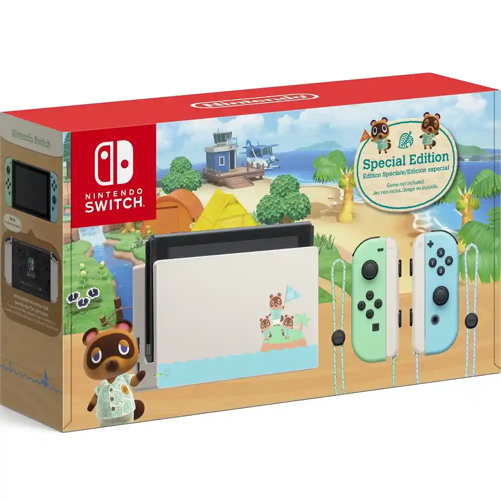 Nintendo Switch Consola Edicion Animal Crossing