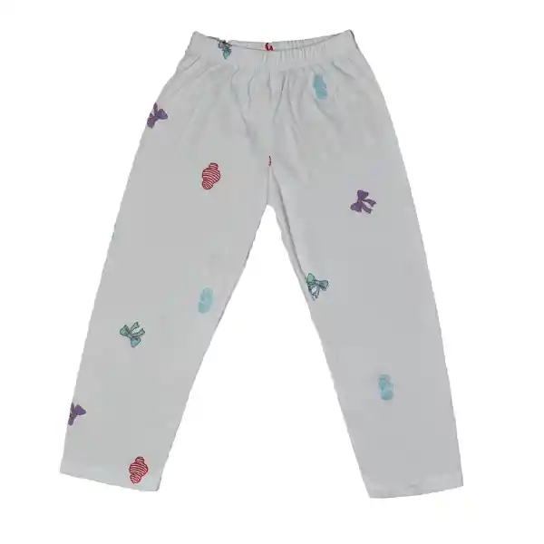 Pijama Niña Cenefa Lila Talla 02