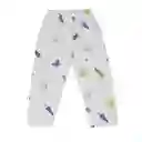 Pijama Niña Cenefa Morado Medio Talla 02