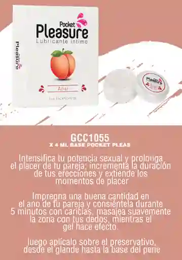 Lubricante Intimo Anal Pocket 4ml