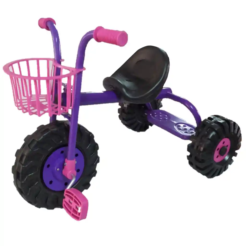 Triciclo Montable Junior Niña  Metálico