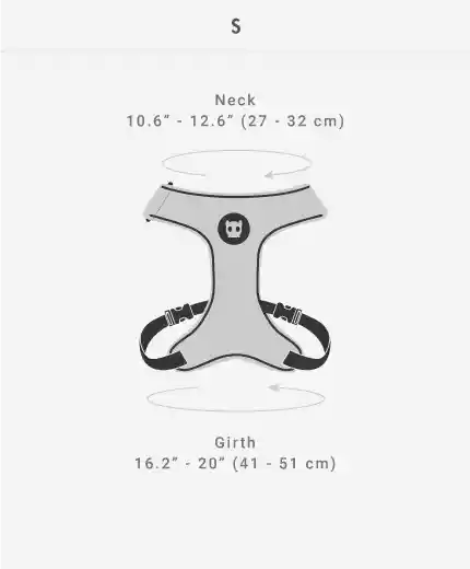 Zeedog Gotham Adj. Air Mesh Harness Small