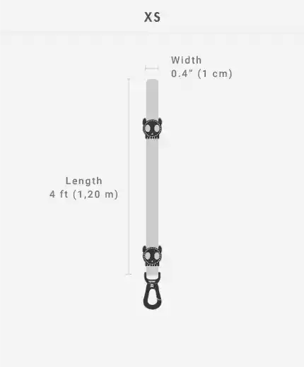 Zeedog Gotham Leash Extra Small