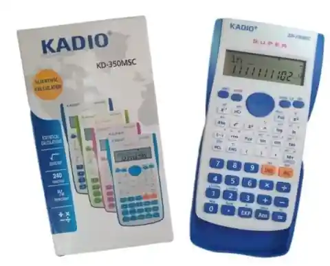  Calculadora Cientifica Kd-350 Msc, Pantalla De 2 Líneas 