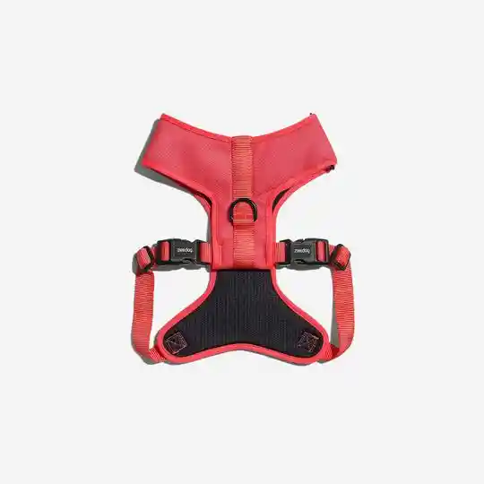 Zeedog Neon Coral Adj. Air Mesh Harness Extra Small