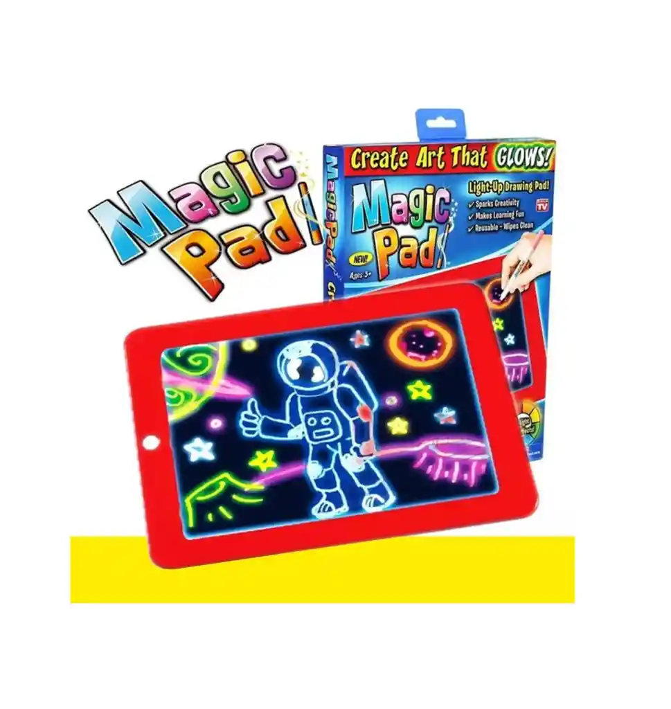  Magic Pad Marcadores Neon con Luces y actividades 