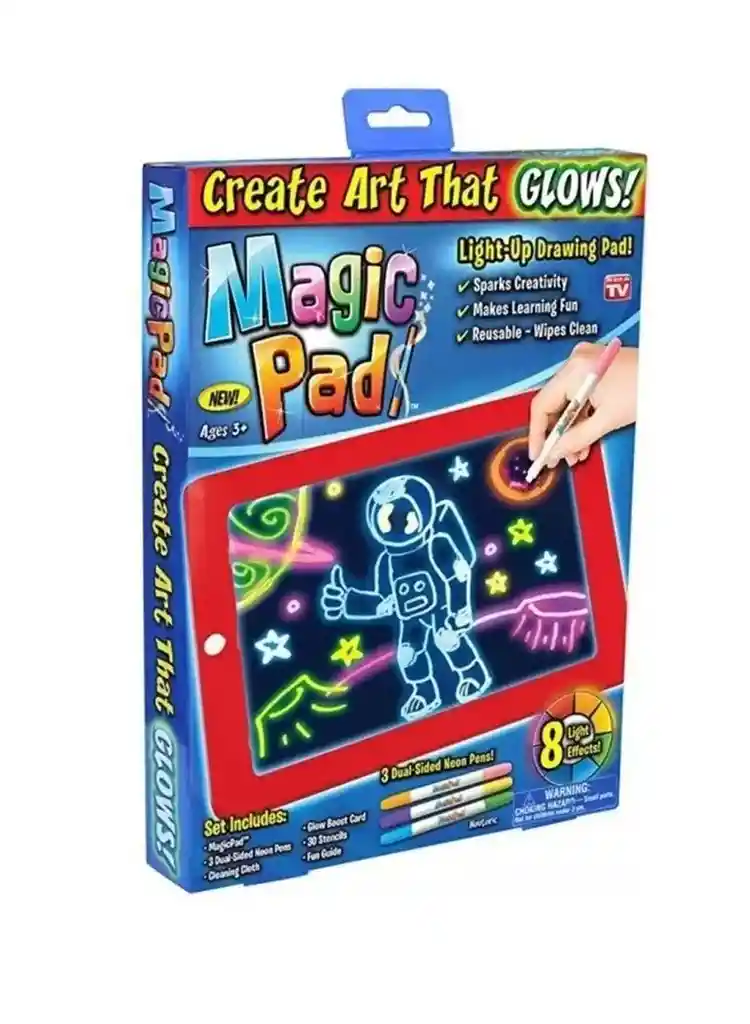  Magic Pad Marcadores Neon con Luces y actividades 