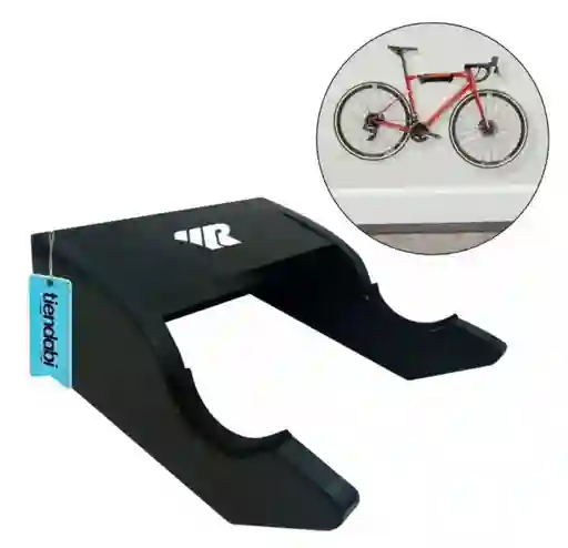 Soporte Para Bicicleta de Pared Repisa Multifuncional Negro