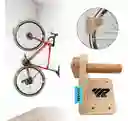 Soporte Para Bicicleta De Pared Con Pasador En Madera