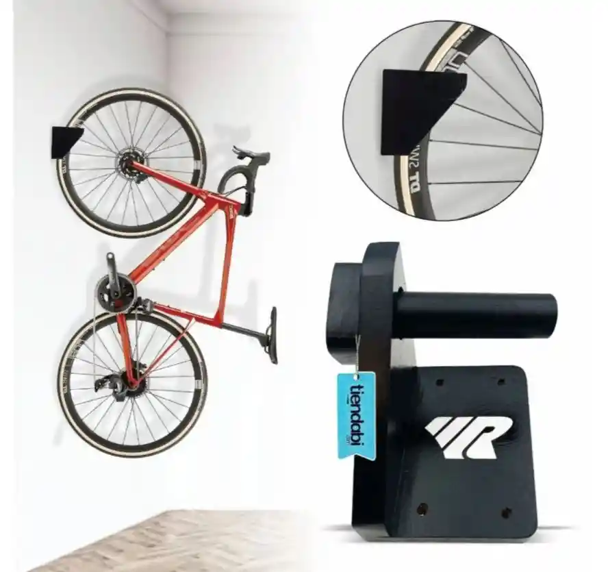  Soporte Para Bicicleta De Pared Con Pasador Negro
