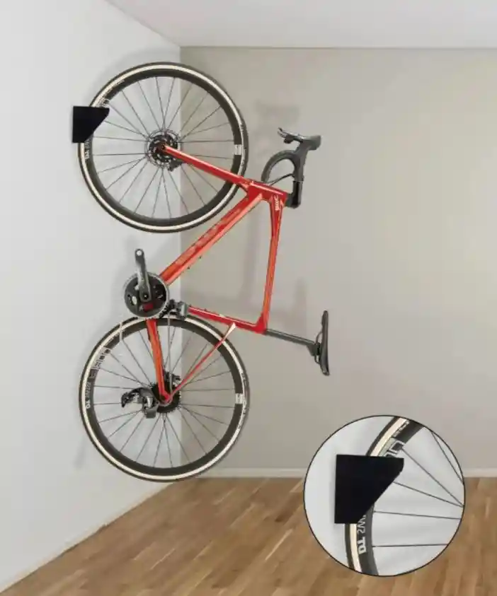  Soporte Para Bicicleta De Pared Con Pasador Negro