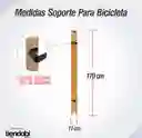 Soporte Para Bicicleta De Pared Vertical En Madera