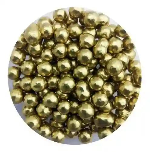 Perlas N4 color Dorado x 125grs