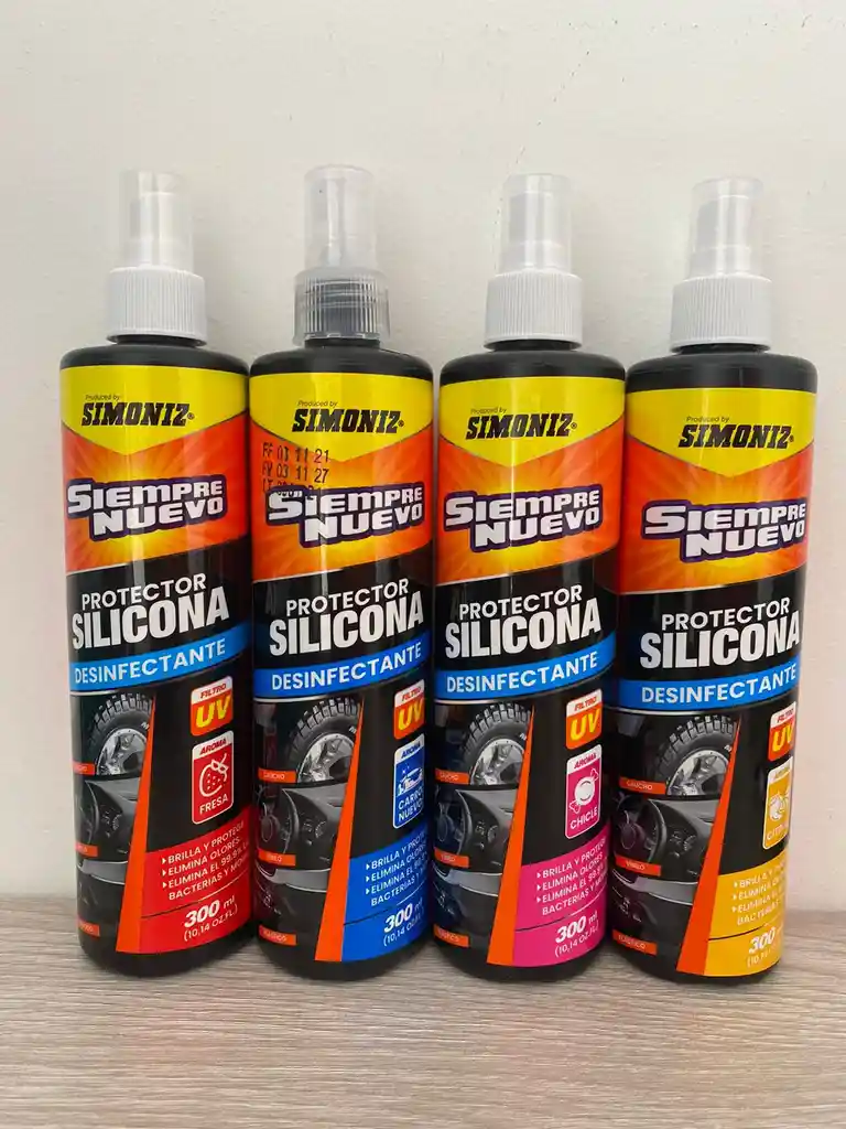 Simoniz Silicona Protectora Filtro Uv Carro Moto Chicle 300M