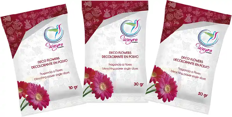 Wayra Deco Flowers *50gr. Polvo Decolorante de Flores