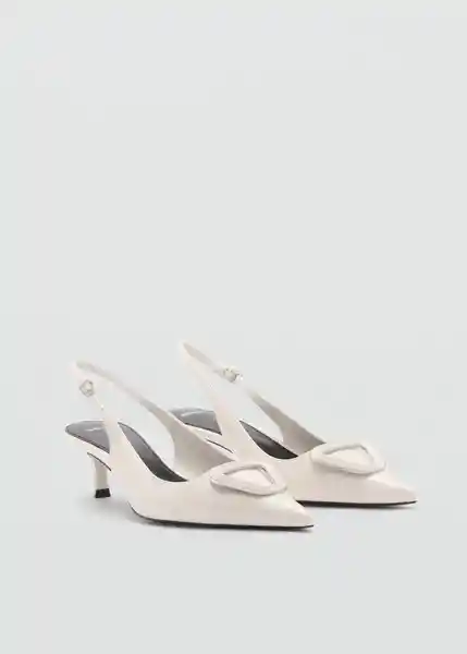 Zapatos Branie Blanco Talla 36 Mujer Mango