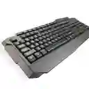 Teclado Usb Multimedia Gamer Retroiluminado Led En Español