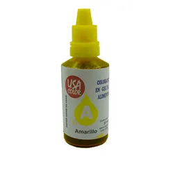 Colorante en Gel Usa Color Amarillo x 30ml