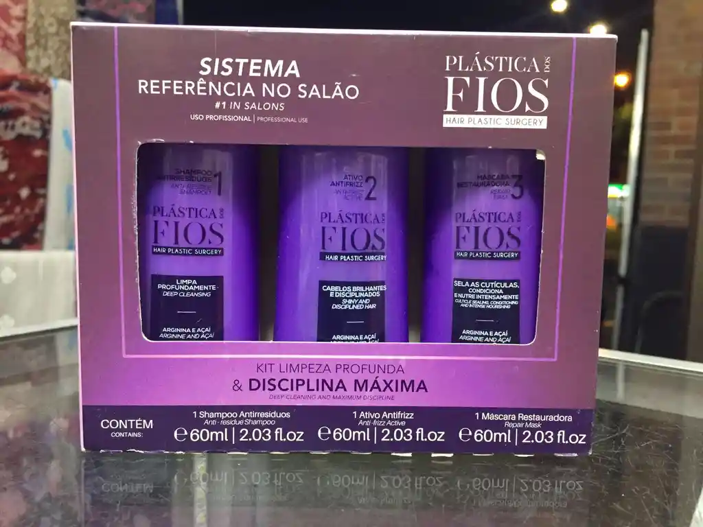 Keratina fios brazilera kit por 60 ml