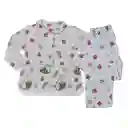 Pijama Niña Cenefa Rosado Talla 14