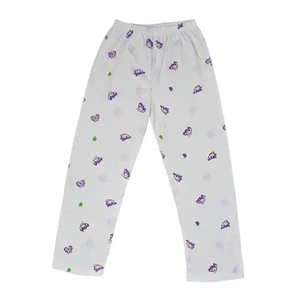 Pijama Niña Cenefa Morado Talla 14