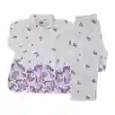 Pijama Niña Cenefa Morado Talla 14