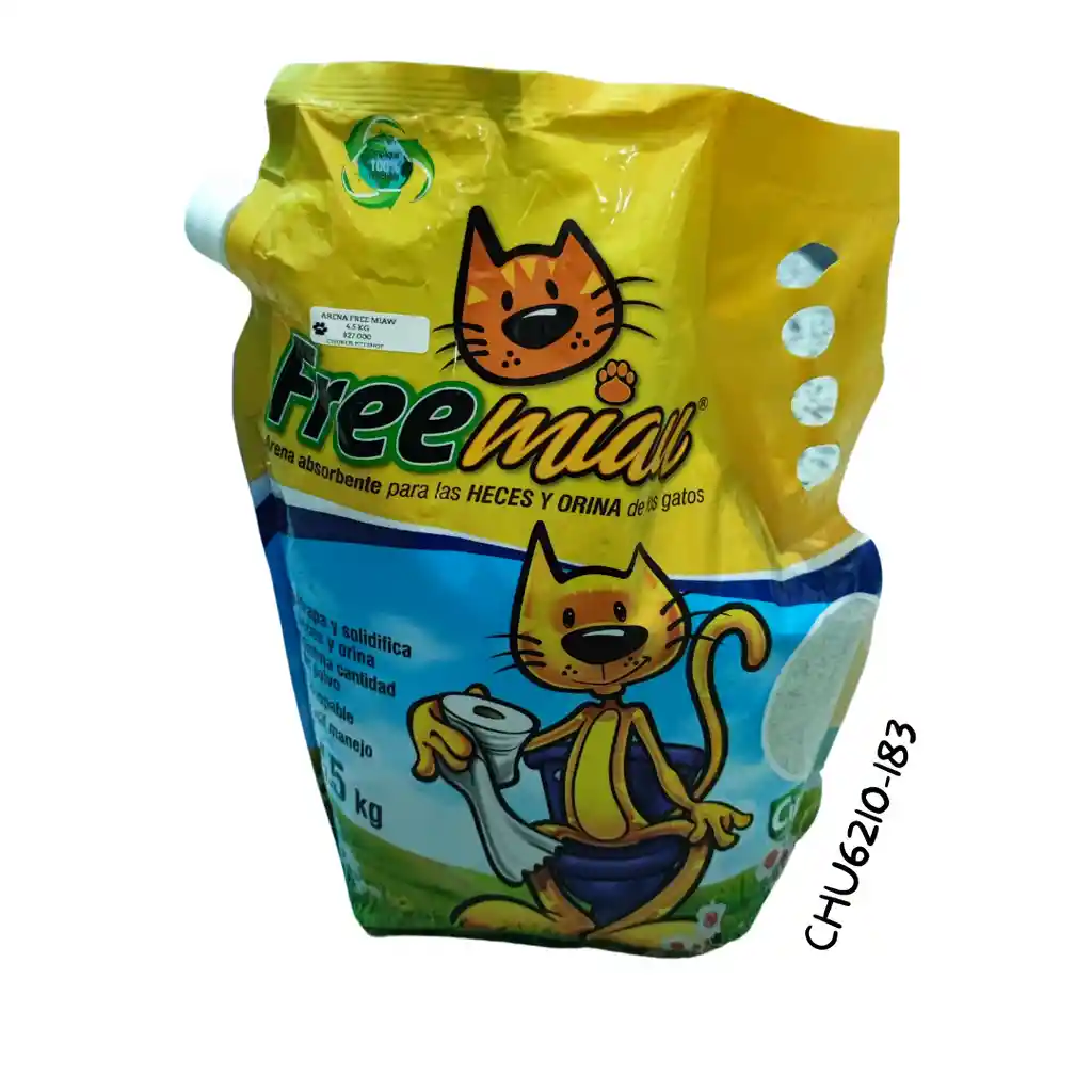 Free Miau Arena Sanitaria 4.5 Kg